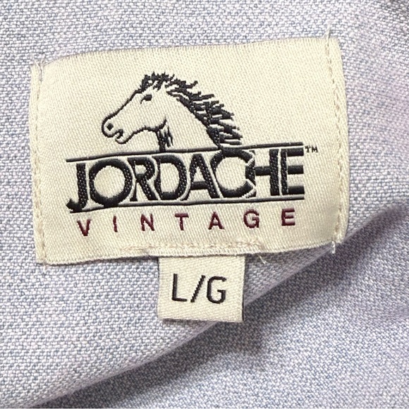 Jordache Vintage Ombre Pink Denim Button Front Tank Dress Size Large - Picture 7 of 10